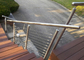 Gebouw roestvast stalen balustrade, roestvrijstalen hek met aluminiumlegering materialen leverancier